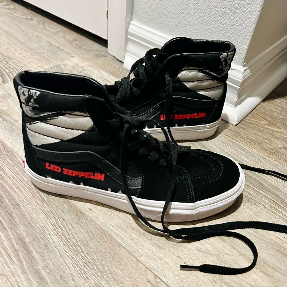 Led Zeppelin high top vans